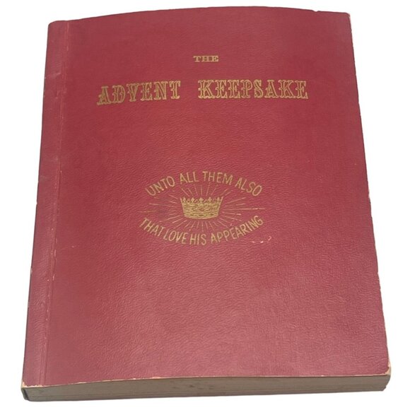 the avent keepsake paperback book 168 pages English red READ - Picture 1 of 9